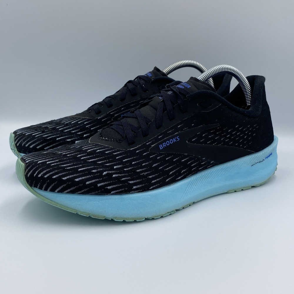 Brooks Hyperion Tempo Men's 9.5 Running Shoes Black Blue DNA FLASH 1103391D-082